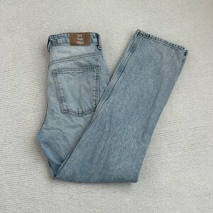 Free People We The FreeHigh Waist Straight Leg Jeans Size 27